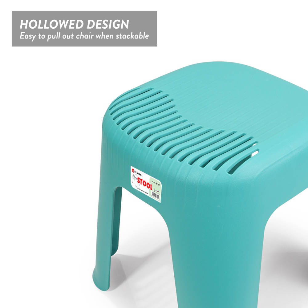 Elianware High Quality Kids Chair Stool Durable Kerusi Budak Plastic Chair(H 30cm)