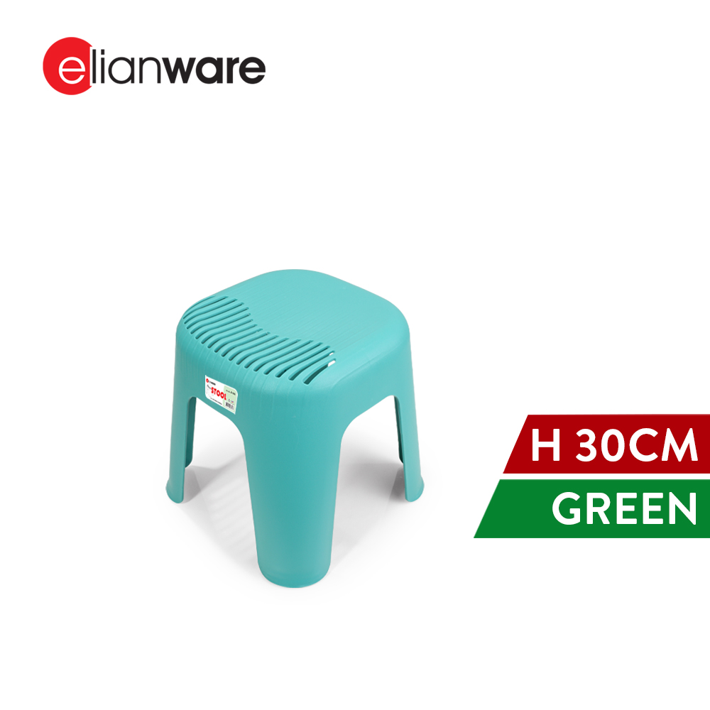Elianware High Quality Kids Chair Stool Durable Kerusi Budak Plastic Chair(H 30cm)