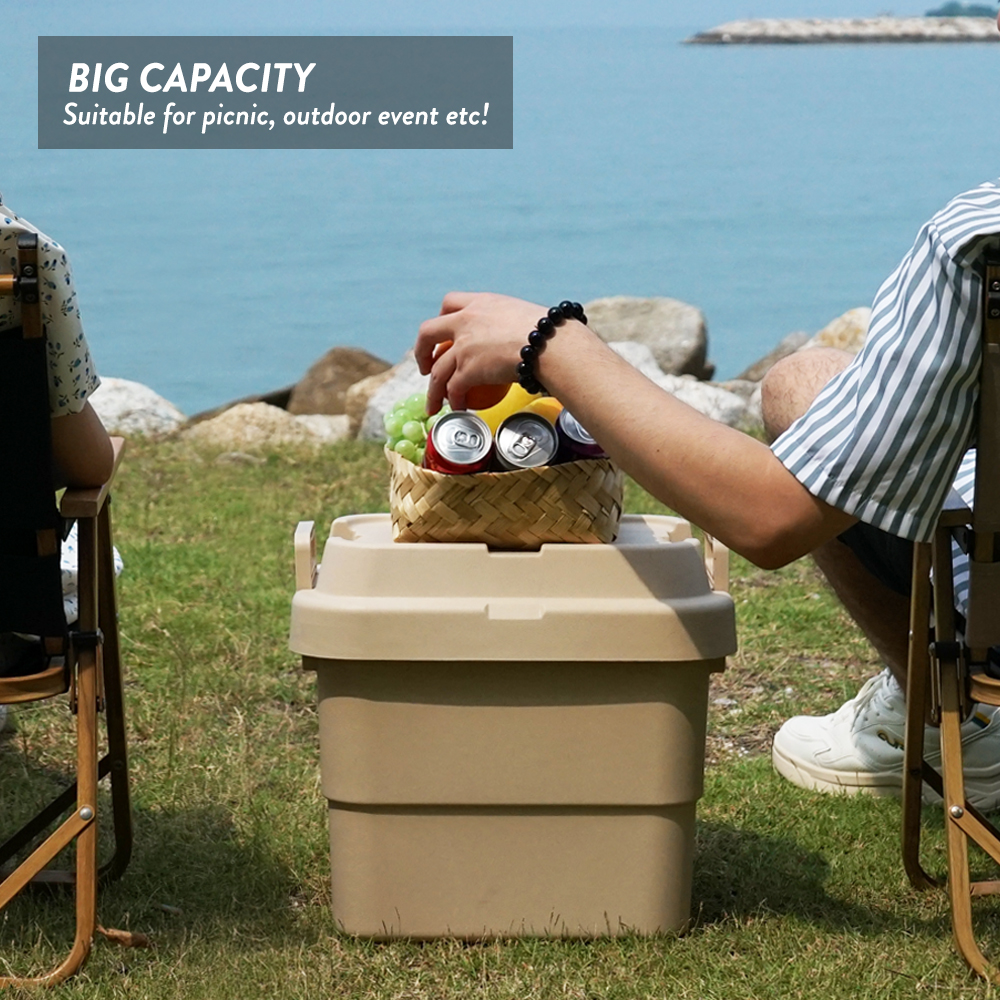 Elianware 22L / 30L Picnic Camping Heavy Duty Storage Box File Accessories Box Storage