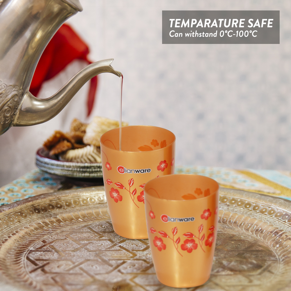 Elianware Edisi Raya 300ML Cup Cawan Plastik BPA Free (6PCS)