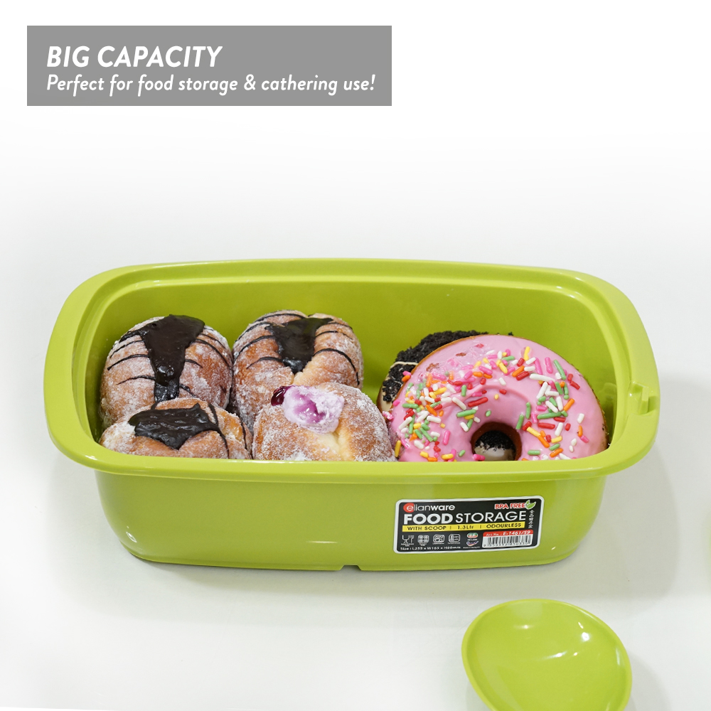 Elianware 1/4PCS Raya Buffet Tray Set Bekas Makanan Kuih Raya Serving with Senduk