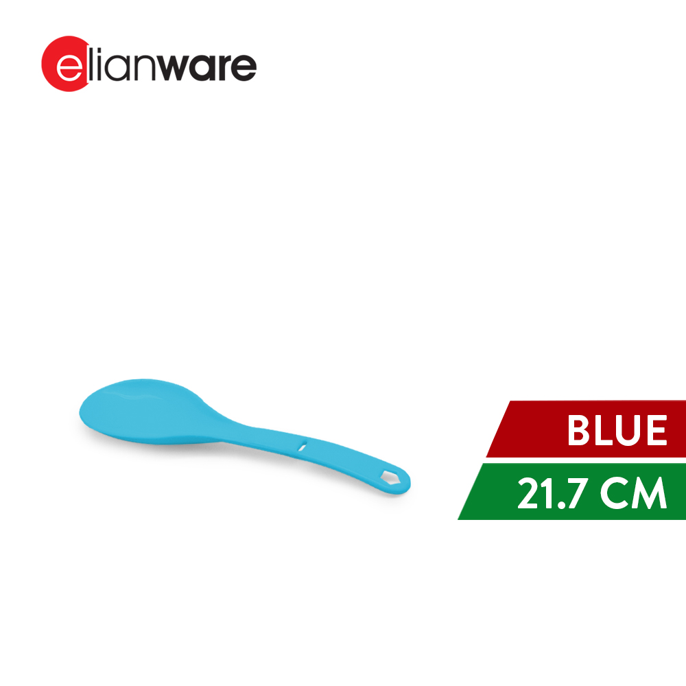 Elianware Plastic Rice Scoop Tray Dining Plate Bowl Senduk (1PC/3PCS)