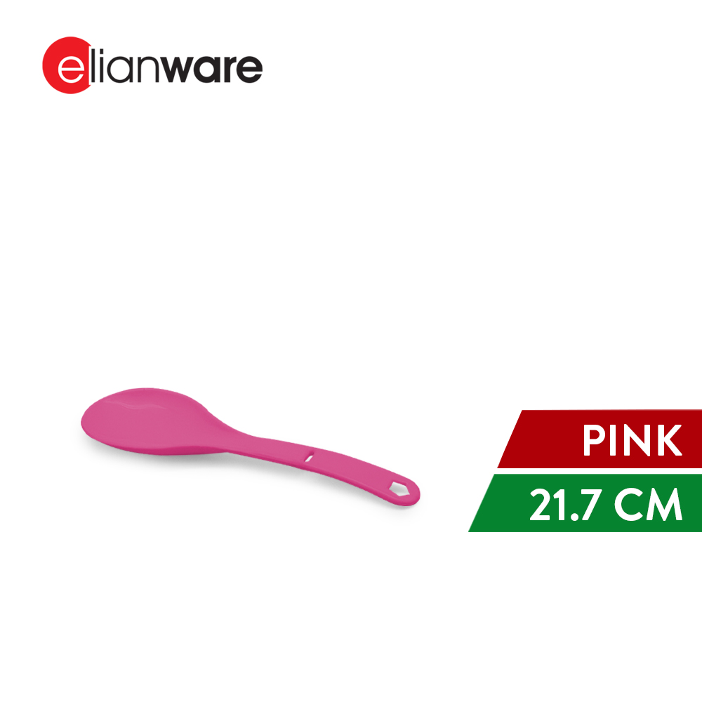Elianware Plastic Rice Scoop Tray Dining Plate Bowl Senduk (1PC/3PCS)