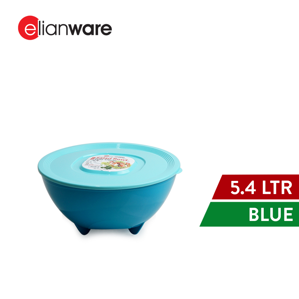 Elianware 5.4Ltr/6.5Ltr Food Salad Mixing Bowl Buffet Party Tray Bekas Makanan Lauk