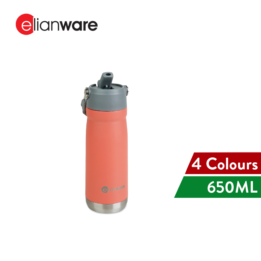 Elianware 650ML 304 Stainless Steel Vacuum Flask Portable Tumbler Botol Air