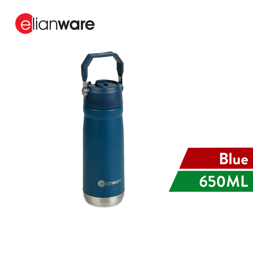 Elianware 650ML 304 Stainless Steel Vacuum Flask Portable Tumbler Botol Air