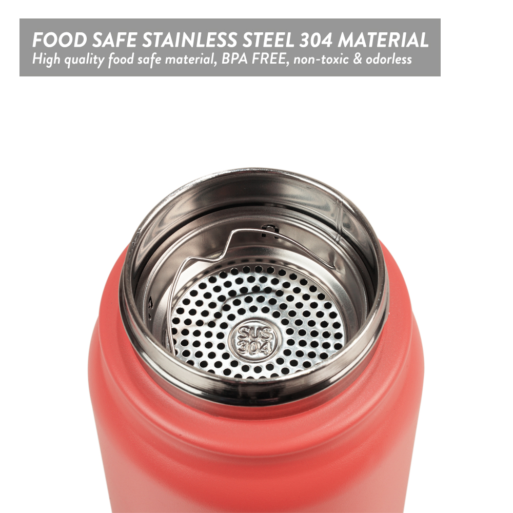 Elianware 770ML Vacuum Flask 304 Stainless Steel Classic Sport Straw Tumbler Bottle