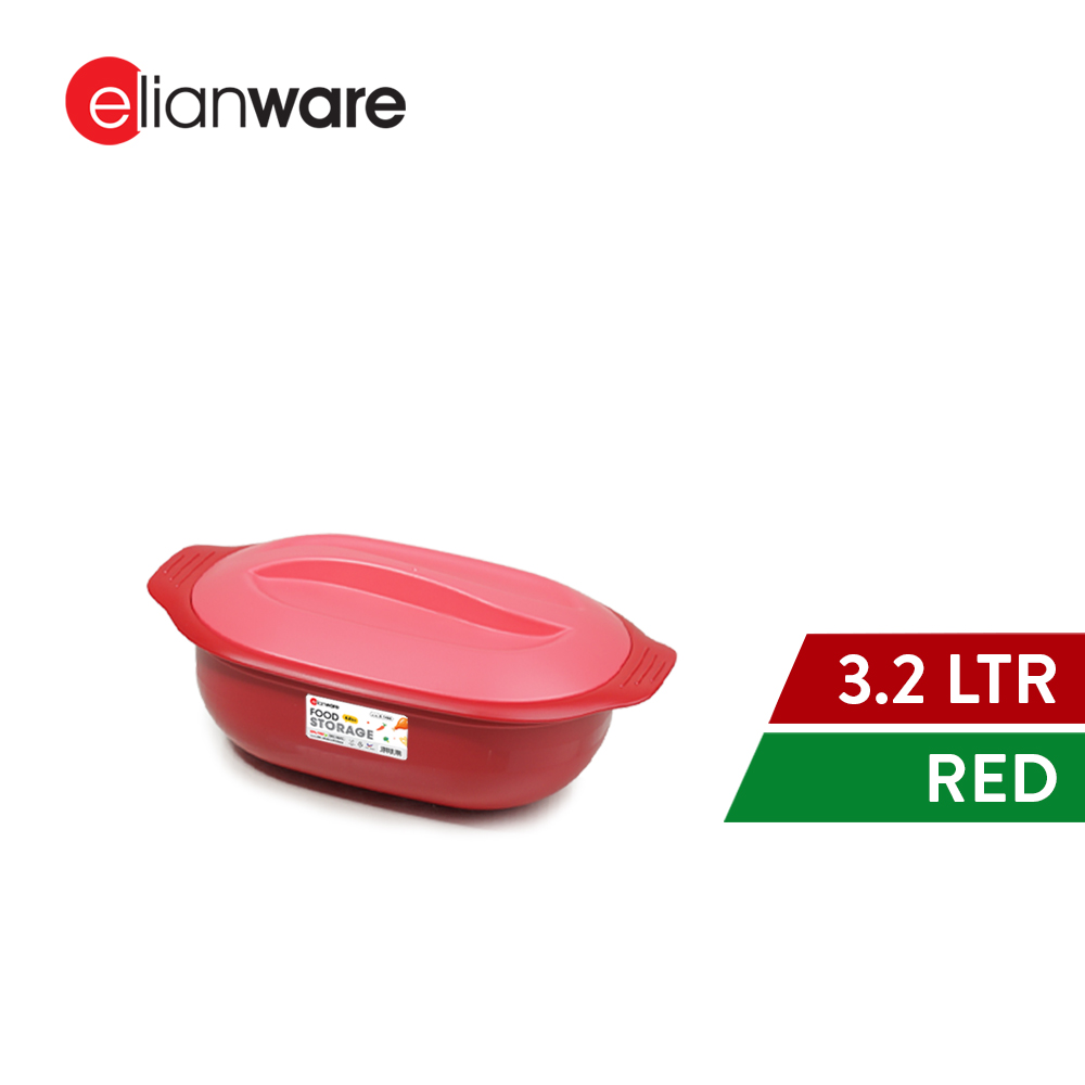 Elianware 1PC/4PCS Tray Makanan Serving Tray With Cover Party Buffet Bekas Kuih Lauk