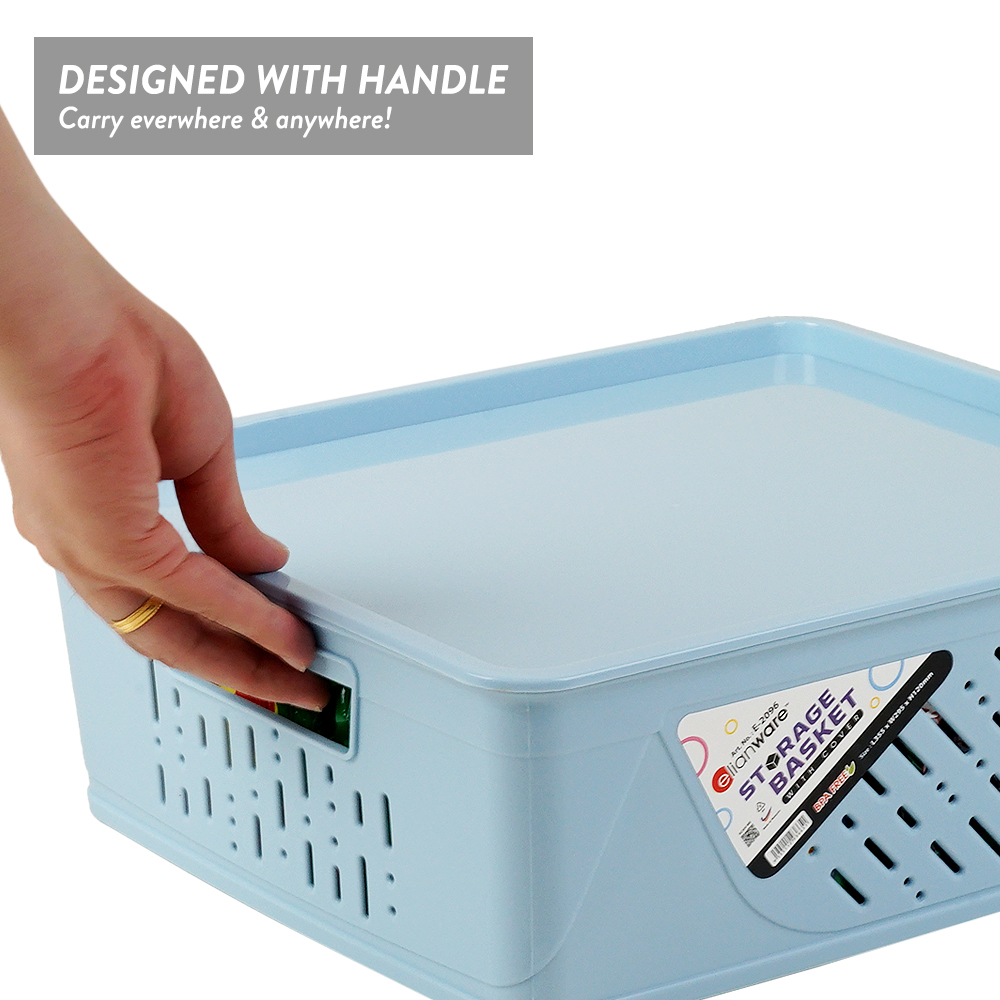 Elianware Stackable Basket Cabinet Storage Box Organizer Kitchen Bakul