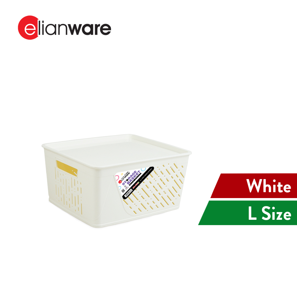 Elianware Stackable Basket Cabinet Storage Box Organizer Kitchen Bakul