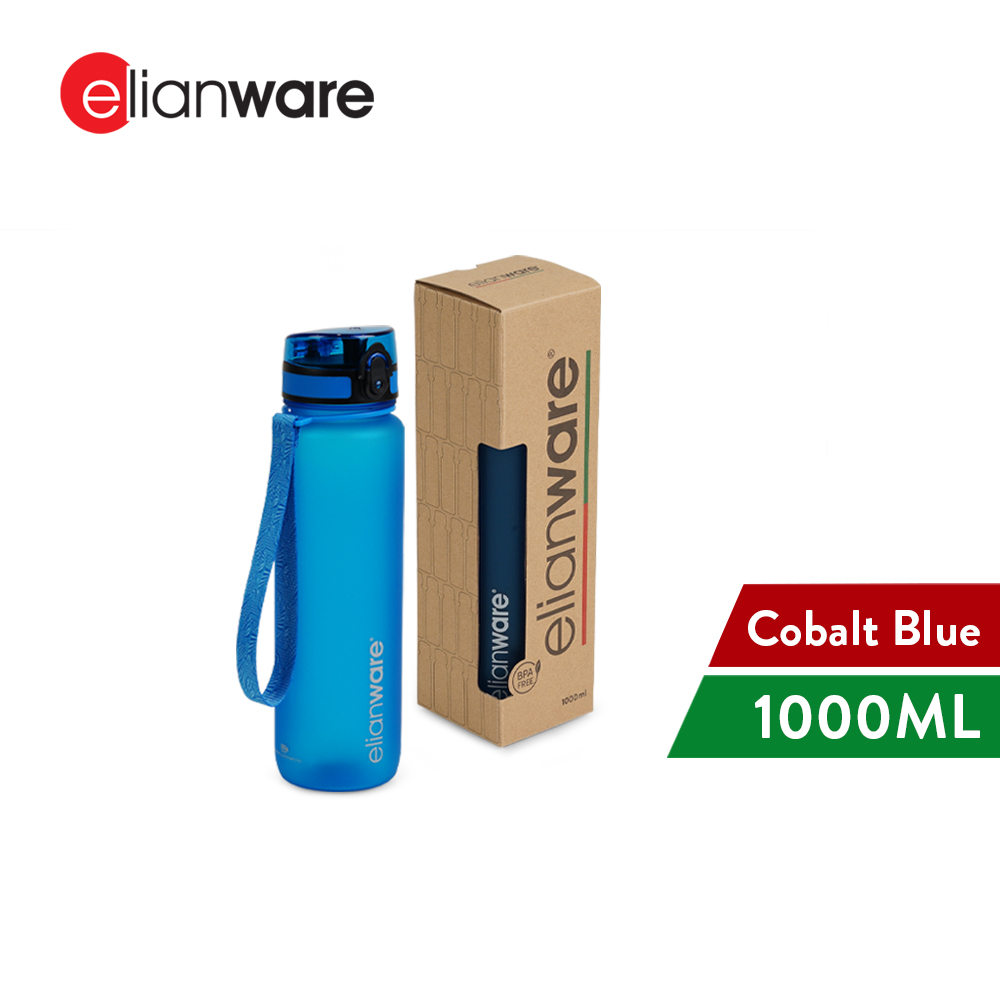 Elianware Tritan Frosted Water Bottle School Office Botol Air BPA Free (650ML/1000ML)
