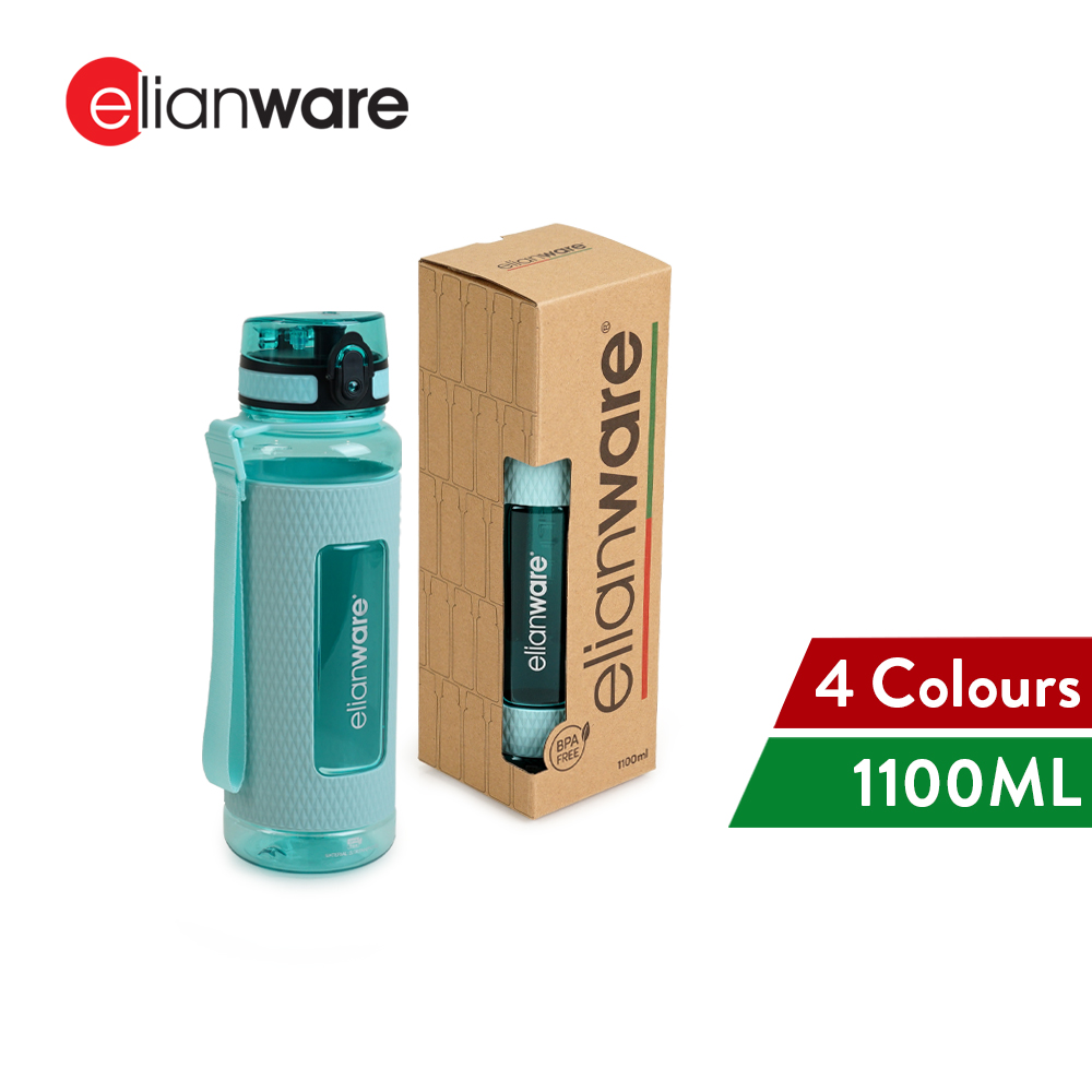 Elianware Tritan High Quality Water Bottle Fruit Infuser Botol Air BPA Free (1100ML)