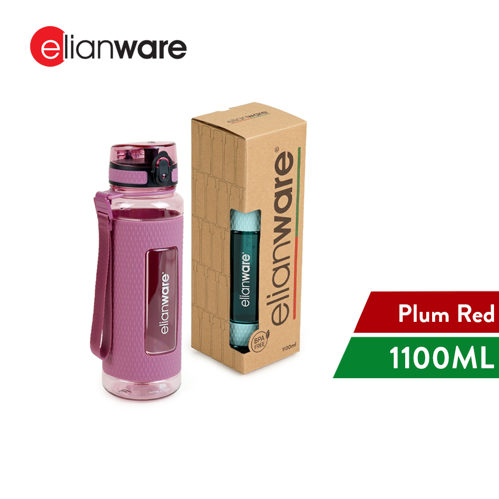 Elianware Tritan High Quality Water Bottle Fruit Infuser Botol Air BPA Free (1100ML)