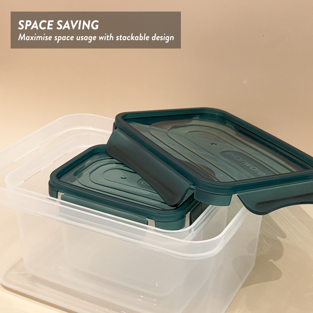 Elianware E-LOCK 1PC/3PCS Bekas Makanan Food Storage Kids Lunch Box Bento