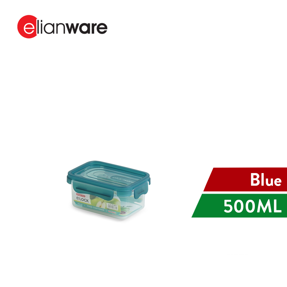 Elianware E-LOCK 1PC/3PCS Bekas Makanan Food Storage Kids Lunch Box Bento