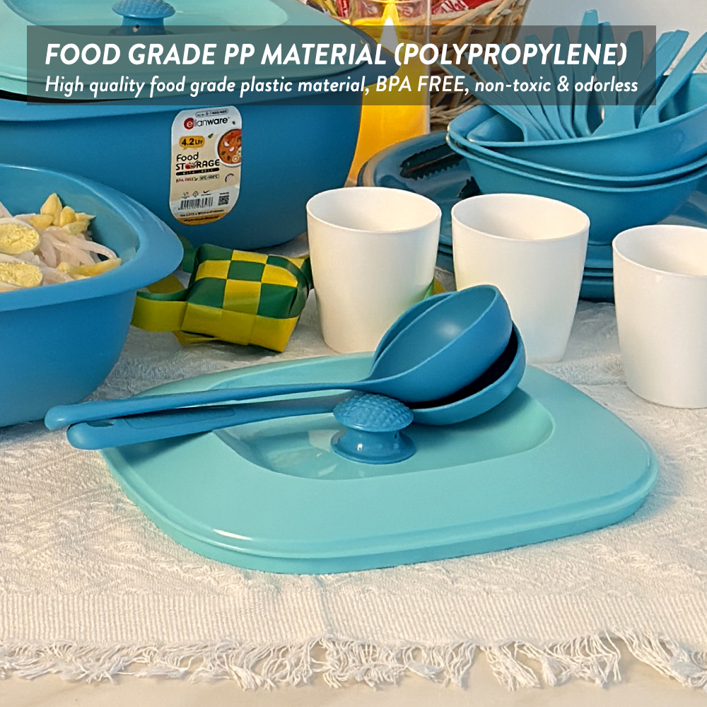 Elianware 2PCS Ladles Set Nasi Soup Lauk Senduk