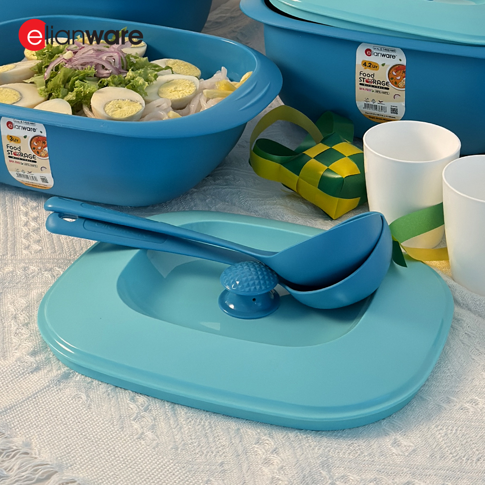 Elianware 2PCS Ladles Set Nasi Soup Lauk Senduk
