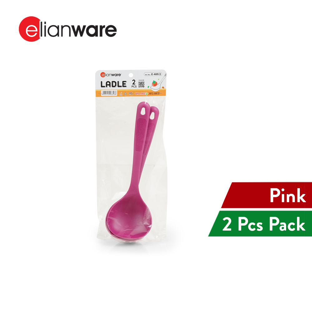 Elianware 2PCS Ladles Set Nasi Soup Lauk Senduk