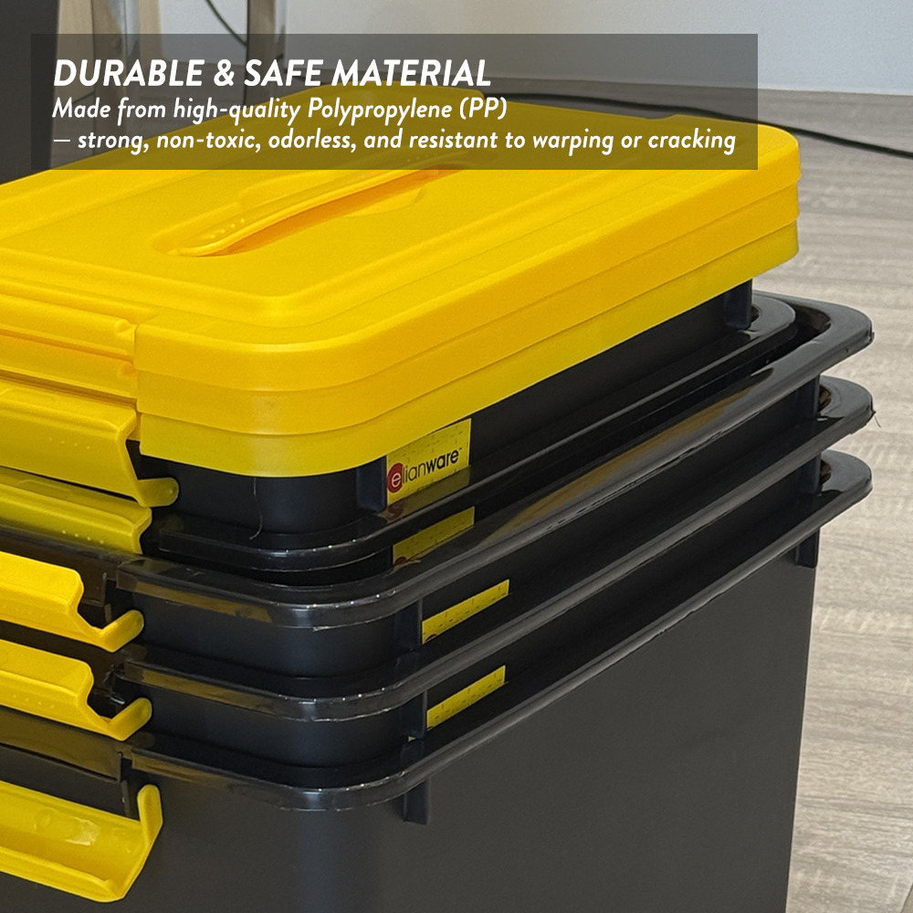 Elianware 18Ltr/30Ltr Storage Box Heavy Duty Kotak Penyimpanan Plastik (1Pc/Bundle)