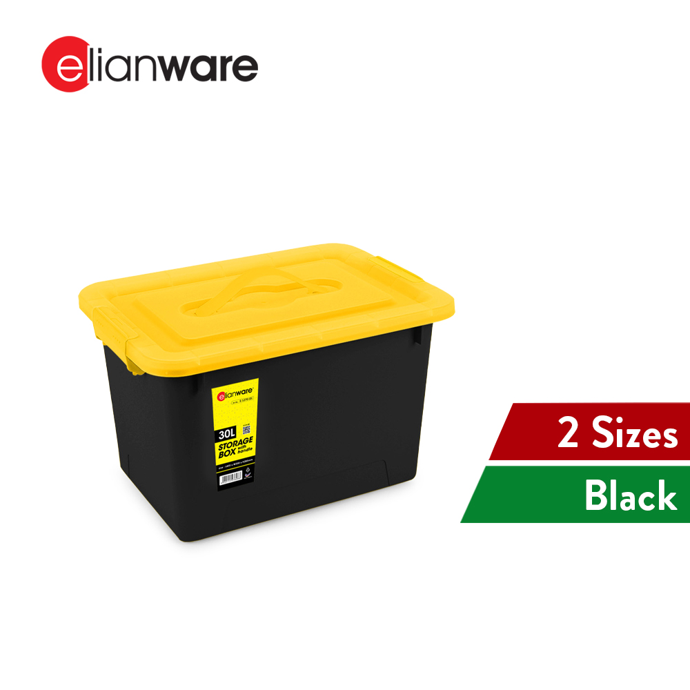Elianware 18Ltr/30Ltr Storage Box Heavy Duty Kotak Penyimpanan Plastik (1Pc/Bundle)