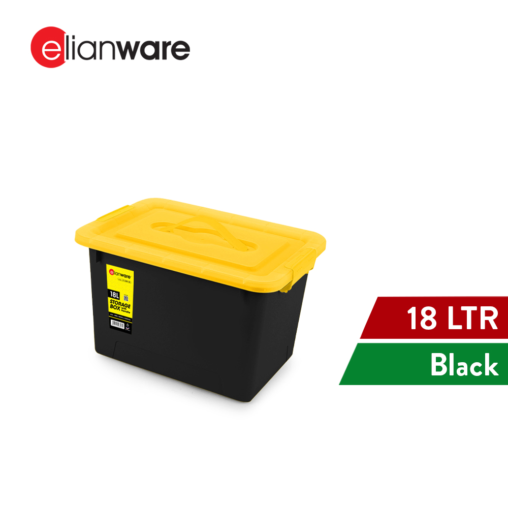 Elianware 18Ltr/30Ltr Storage Box Heavy Duty Kotak Penyimpanan Plastik (1Pc/Bundle)