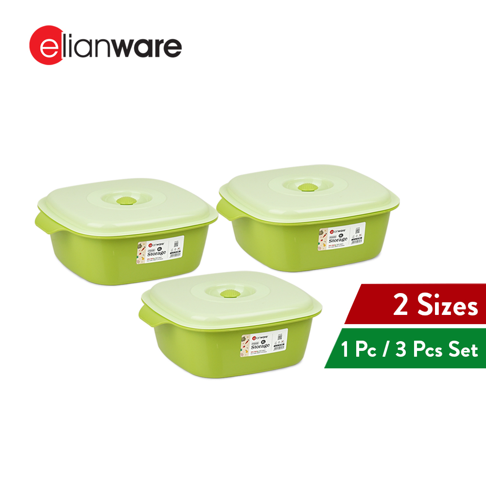 Elianware 3.5Ltr/6Ltr Bekal Makanan Party Buffet Serving Food Tray(1PC/3PCS)