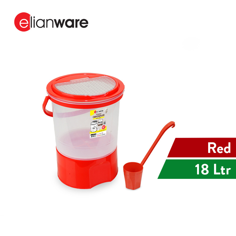Elianware 18L/23L Water Dispenser Balang Air BPA Free Tong Air dengan Dipper