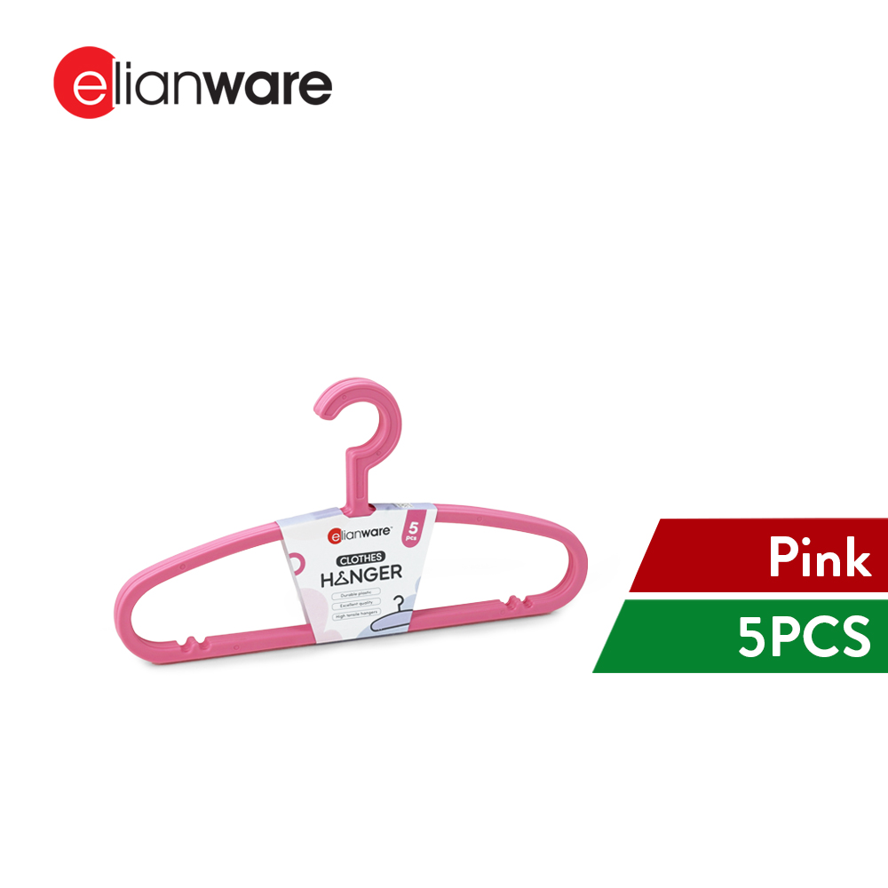 Elianware 5PCS No Trace Premium Hanger Adult Penyangkut Baju