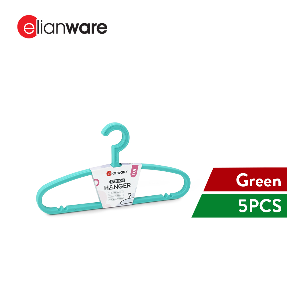 Elianware 5PCS No Trace Premium Hanger Adult Penyangkut Baju