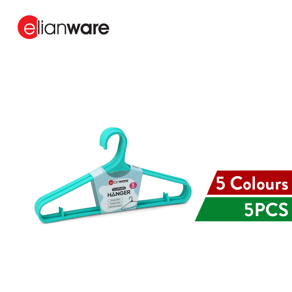 Elianware 5PCS SlimFit Premium Hanger Adult Penyangkut Baju