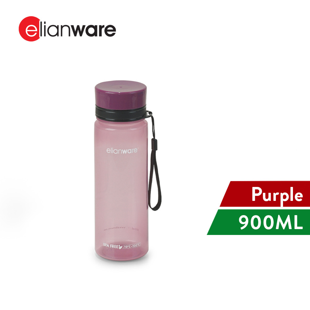 Elianware 650ML/900ML Water Bottle Sport Drinking Botol Air Plastic BPA Free Tumbler
