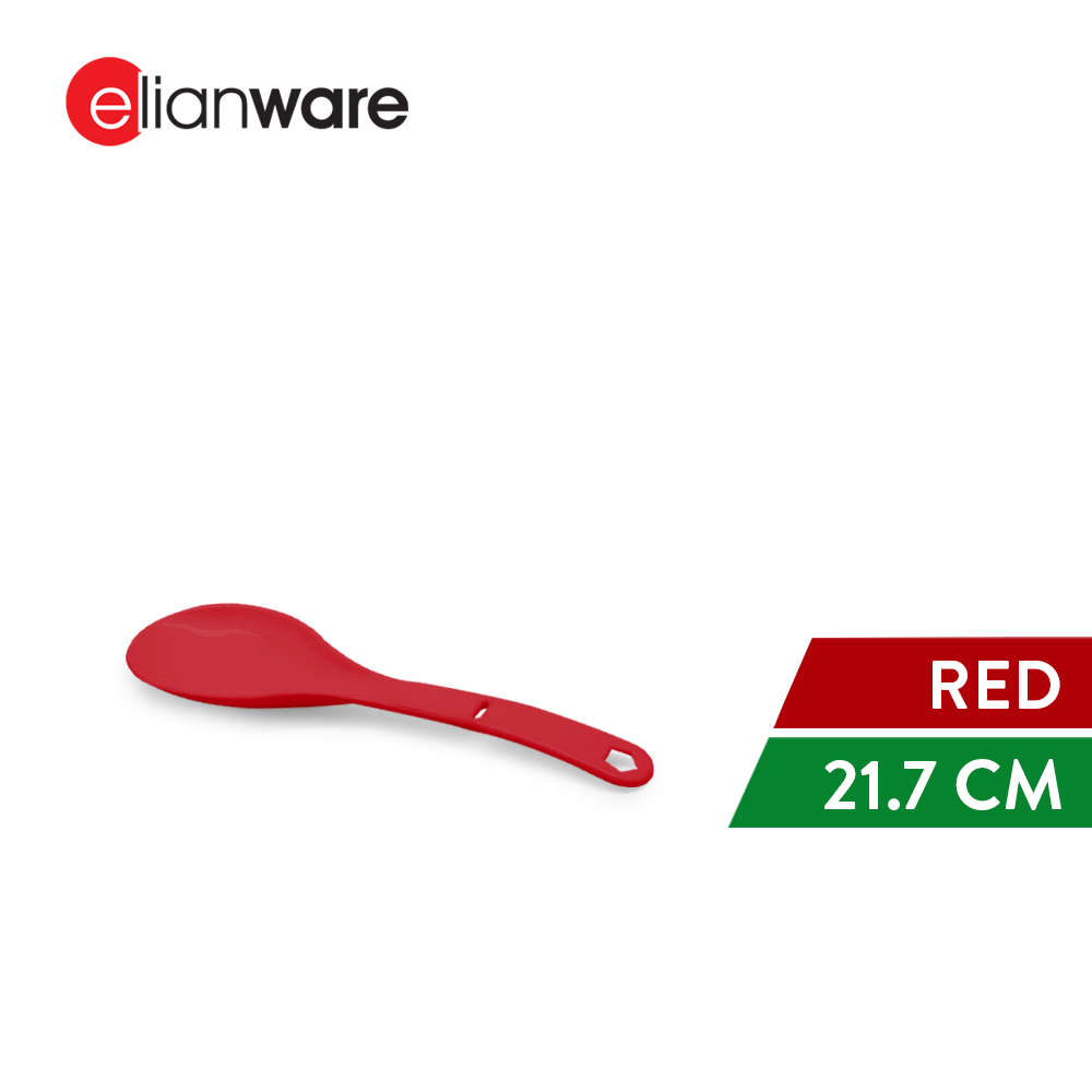 Elianware Plastic Rice Scoop Tray Dining Plate Bowl Senduk (1PC/3PCS)