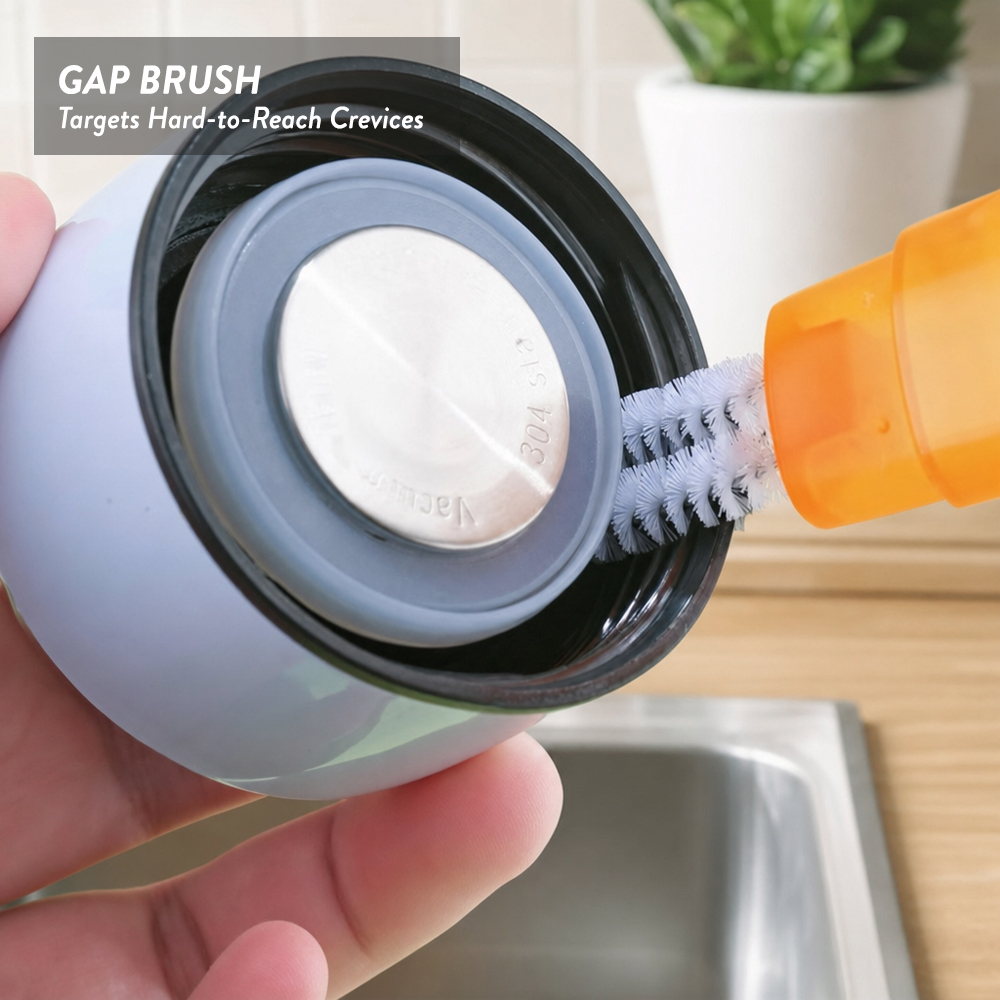 5 IN 1 Bottle Brush Set Cleaning Brush Cup Multifunction Clean Accessories