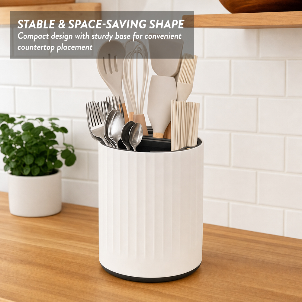 Knife Cutlery Holder Multifunction Spoon Fork Chopstick Organizer with Drainer