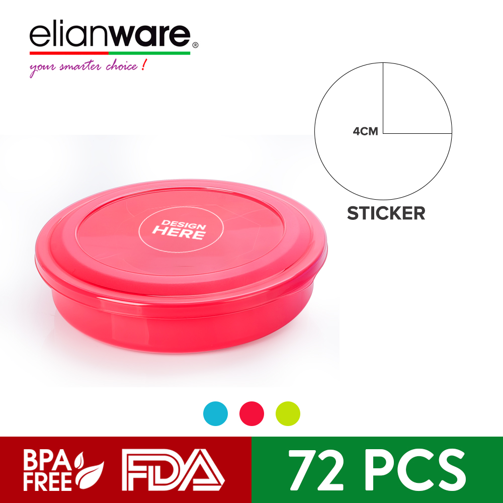 [Carton Deal] Elianware 1770ml BPA FREE Candy Tray (6 Compartments)72Pcs-Customization