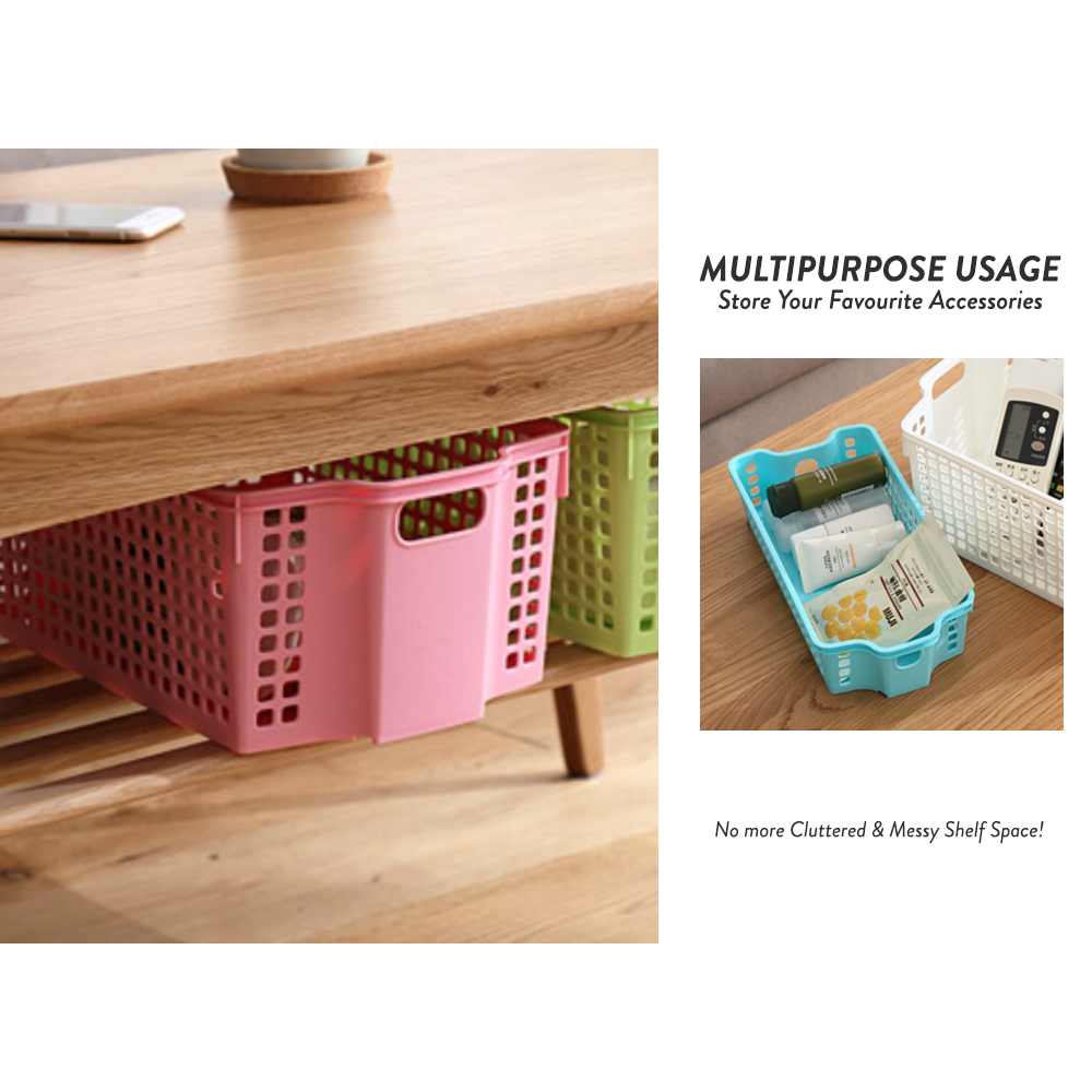 Elianware 2 Pcs Clean & Simple Stackable Basket (M1)