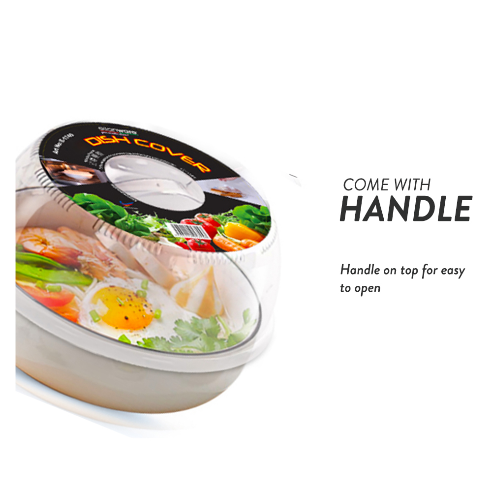 Elianware (5Inch-8Inch) Dustproof Kitchen Dining Bowl Dish Food Cover Stackable Anti-Flies with Handle