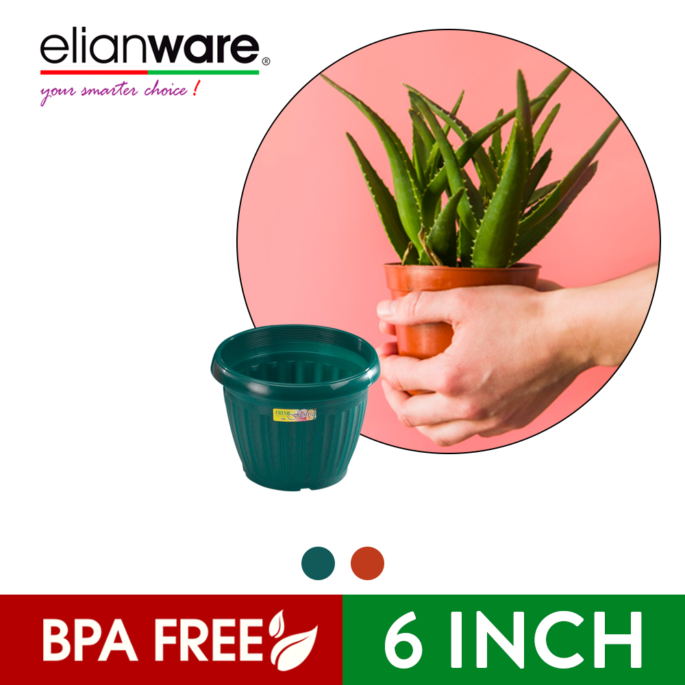 Elianware BPA Free Plastic Pasu Bunga Flower Pot (3 Pcs Set)