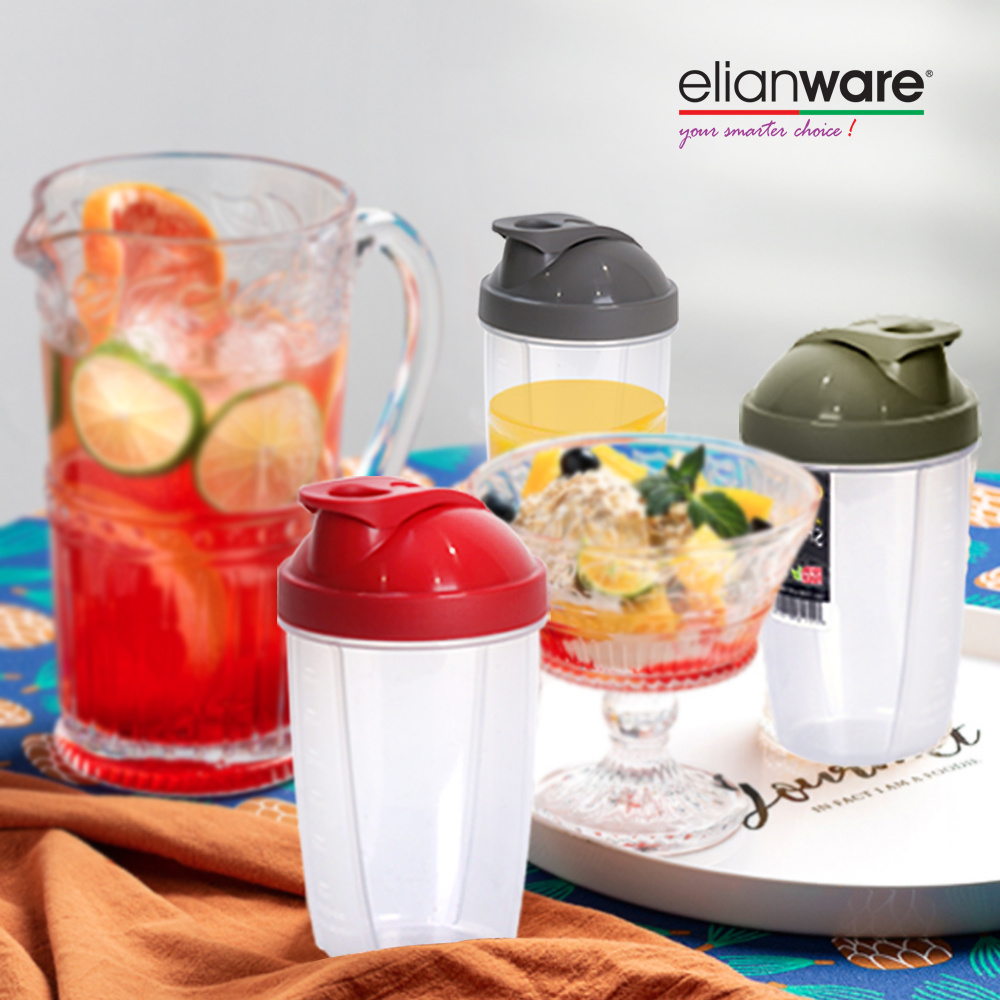 [Carton Deal] Elianware BPA FREE Protein Powder Shaker Blender Tumbler (400ml X 144pcs)