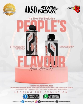 AKSO SUPA PRO 12K PUFF - FLAVOR CARTRIDGE ONLY