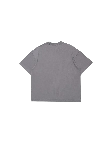 ★SCULPTOR★ Heaven Made Boxy Tee White SC24S212WH Sculpture Boxy Cropped Tee - AlphaStyle