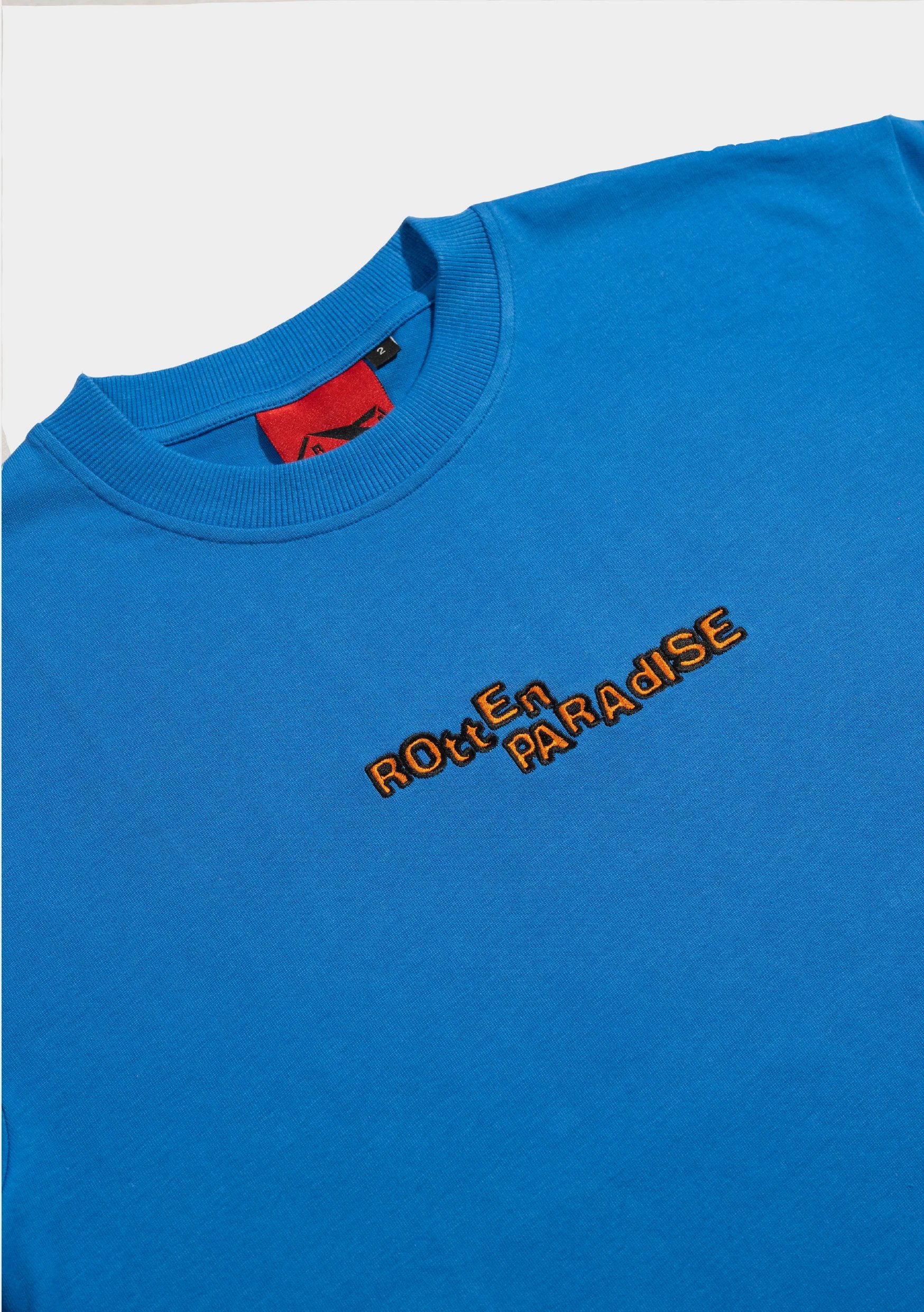 ROTTEN PARADISE WORKING BRAIN TEE(BLUE) | ENDLESS CLOTHING