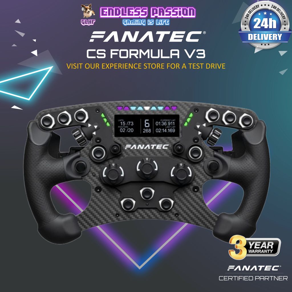 Fanatec ClubSport Steering Wheel Formula V3 - CRD-9020019-WW