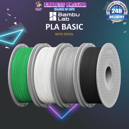 Bambu Lab 1KG PLA Basic Filament with Bambu Reusable Spool | Singapore ...