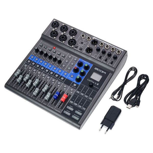 Zoom LiveTrak L8 8-channel Digital Mixer | Ester Music Shop