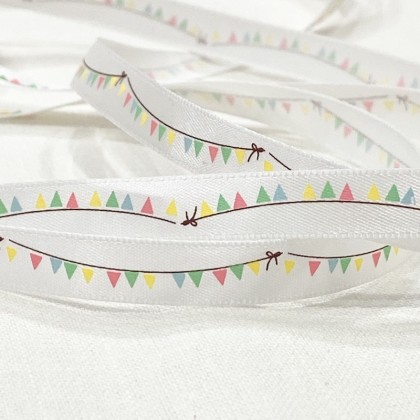Colourful Flags 9mm Ribbon | Fabric Fanatics