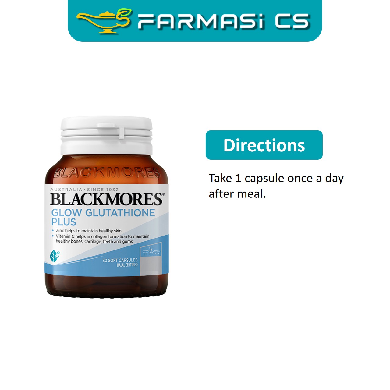 VALUE] Blackmores Glow Glutathione Plus 30 soft capsules 1 bottle / 2  bottles EXP:08/2027 2 bottles