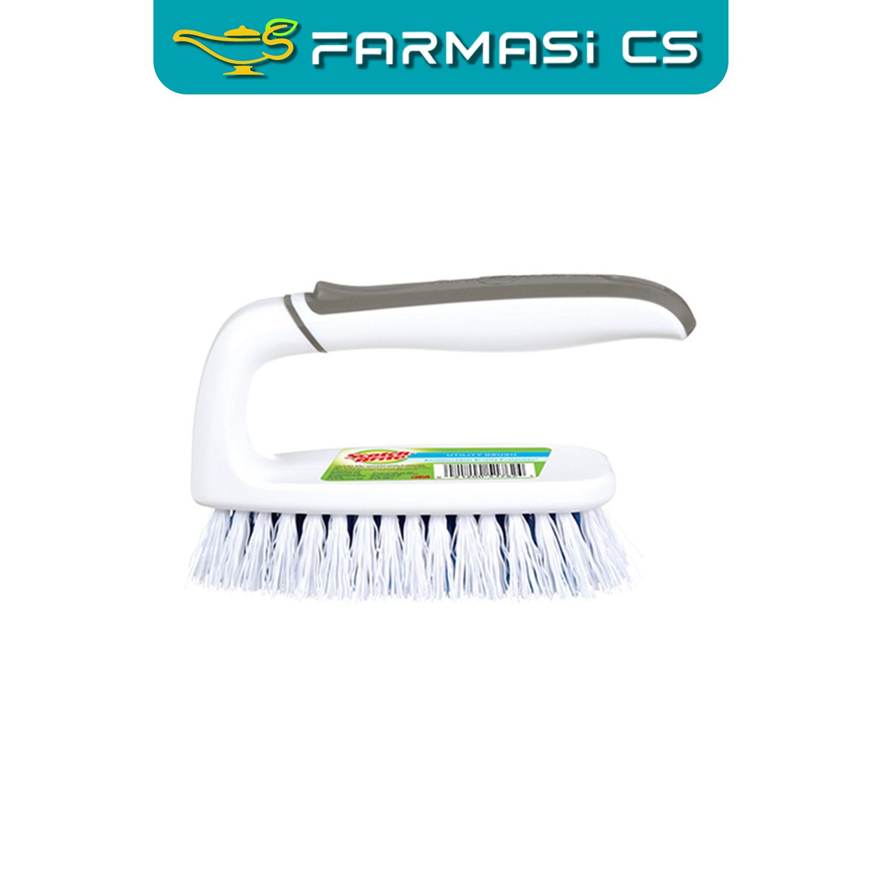 3M Scotch Brite Utility Brush Antimicrobial Bristle Protection [ Farmasi CS ]
