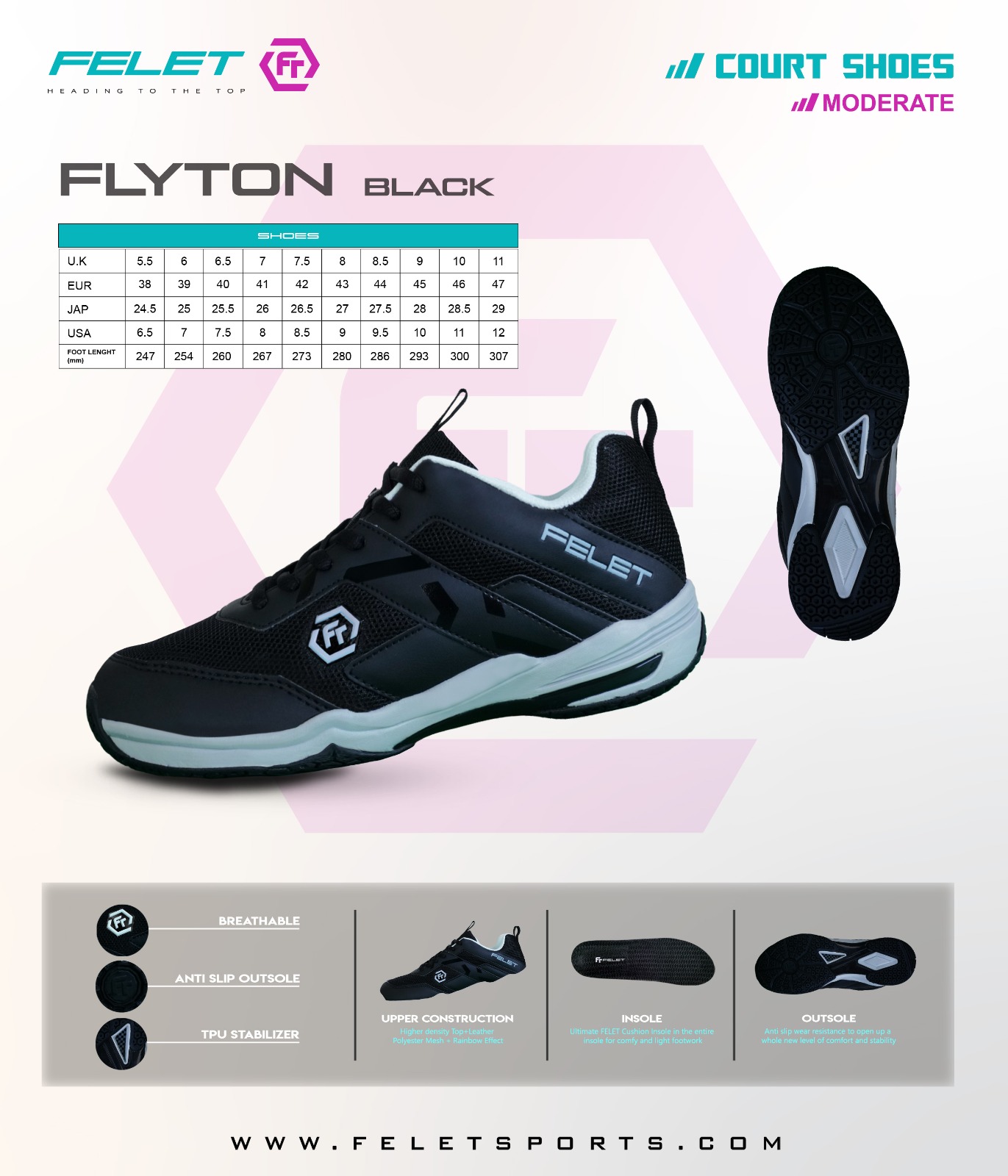 FLYTON BLACK | FELET INTERNATIONAL | Heading To The Top