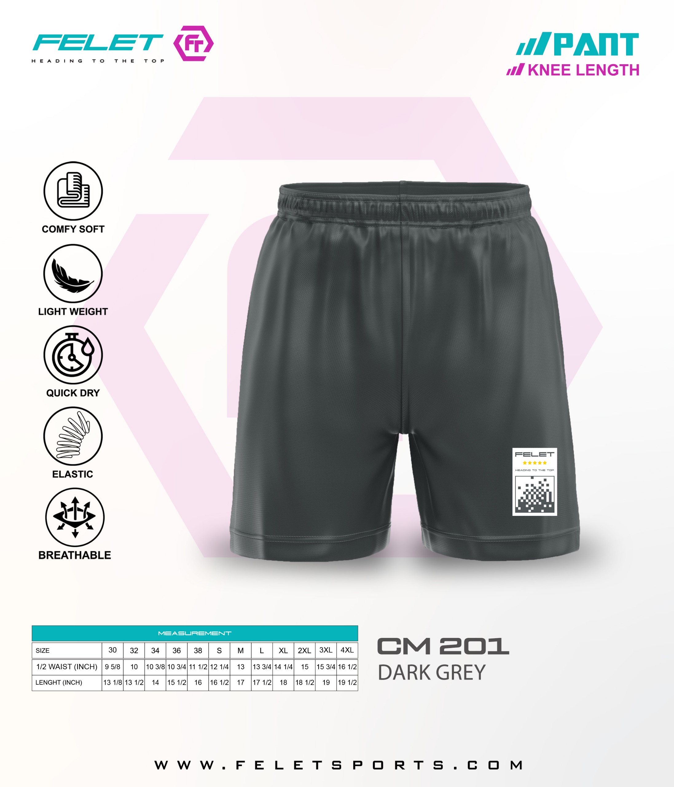 CM201 DARK GREY | FELET INTERNATIONAL | Heading To The Top